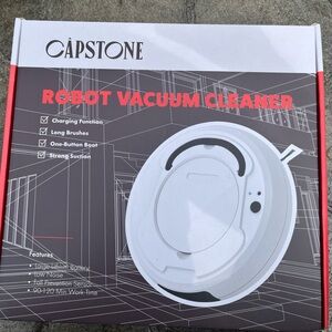 White Robot Vacuum Cleaner
